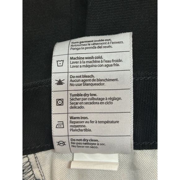 Carhartt Pants Mens 30X30 Black Measures 30X29 Relaxed Fit Straight Leg Workwear - Picture 7 of 8